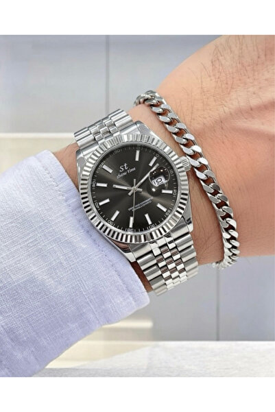 Store Erkek Jübile Rlx Gümüş Siyah saat