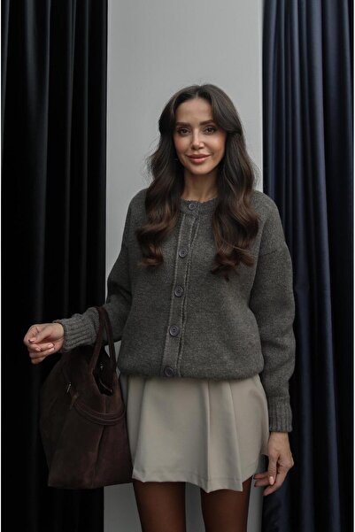 Havoş Mink Five-Button Premium Cardigan