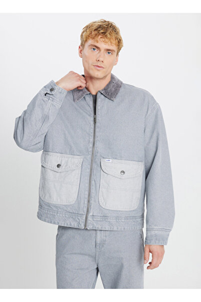 Lee Gri Erkek Regular Fit Ceket LR26208890891 Gri Ceket