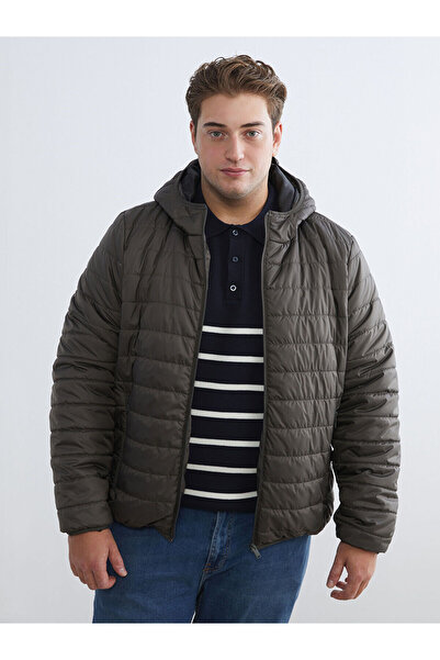 LC Waikiki Peak New Season Large Size Standard Fit Hooded Men's Puffer Jacket