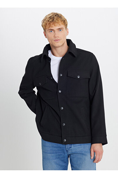 WRANGLER Siyah Erkek Regular Fit Ceket W2520495001 Siyah Ceket