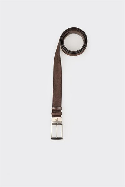 Elle Shoes Kahve Deri Erkek Kemer