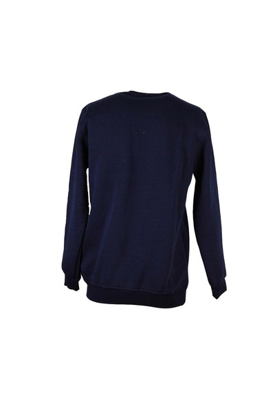 trender 26KL71G08007 0 Ανδρικό φούτερ με λαιμόκοψη 3 κλωστών indigo Fresh Print