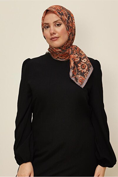 Alvina Natural Patterned Scarf 8557