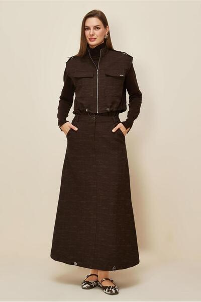 Alvina Skirted Jacquard Suit 46101