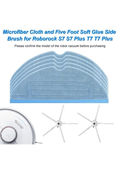 OEM Microfiber Cleaning Cloth for 2 Side Brushes - S7 T7