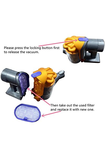 OEM Dyson DC30 vacuum cleaner filt for and DC43H replacement parts - DC30 DC34 DC35 DC45 DC56 DC43H