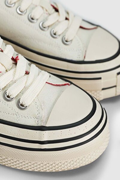 Lufian 121230039 Elena Canvas Unisex Sneaker Shoes Beige