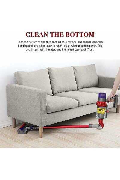 OEM Short Reach Quick Release Adapter 97079001 for Dyson Vacuum Cleaners -Replacement Parts for V7 V8