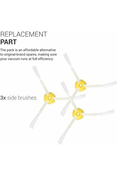 OEM Accessory Kit Compatible with iRobot Roomba 500/600/700 - 10-Pack Robot Vacuum Side Brush - Cleaning