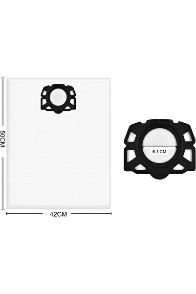 OEM 2x Filter and 6x Bags for 0 Vacuum Cleaner Bags Accessories - WD4 WD5 WD5P WD6 MV4 MV5 MV6