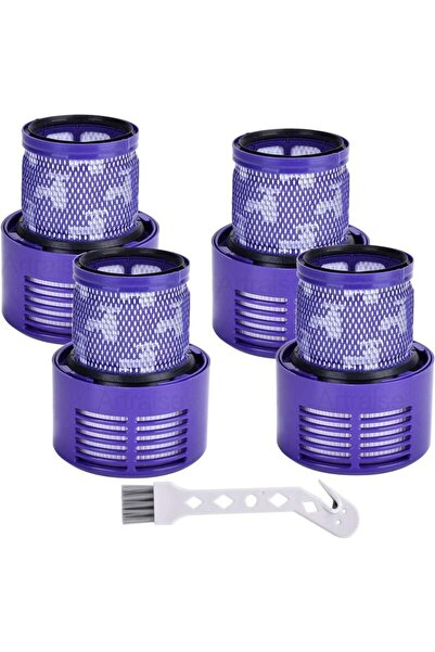 OEM V10 Filter for Dyson, 4-pack of washable replacement filters for Dyson V10 SV12 Cyclone Animal, repl