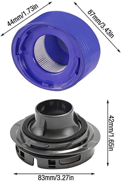 OEM Dyson V7 V8 Post-Filter Vacuum for Cleaner with Rear Motor Cover for Dyson V7 and V8 Vacuum Cleaner