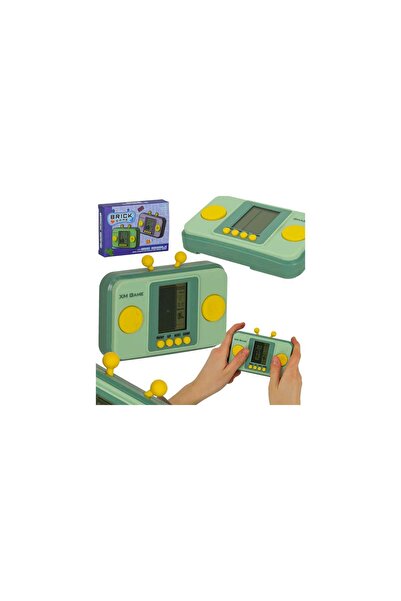 Three top online Electronic skill game retro portable pocket console (green)
