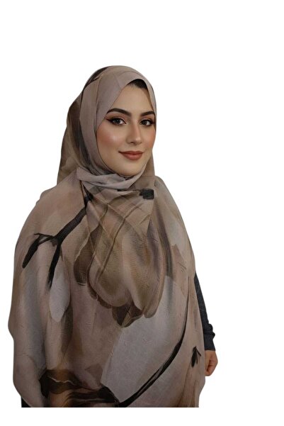 My Scialle Bambu Crush Lale Desenli Soft Şal