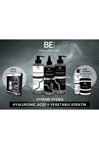 be teknic Xtreme Hydra Kit Shampoo, Lamellar Water and Mask 3 x 300 ml