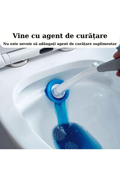 DISTINCTIVE MARETY SRL Toilet brush set with 16 detergent refills, hygienic, quick cleaning