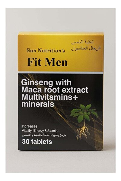Sun Nutrition’s أقراص فيت مين - جينسنغ مع خلاصة جذر الماكا، وفيتامينات متعددة...