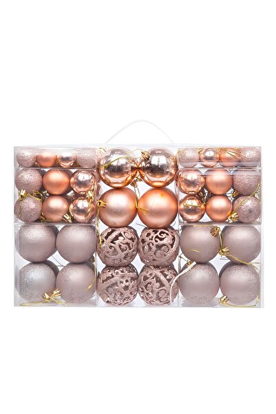 NO BRAND Set of 100 Christmas ornaments, Christmas ball pendant for tree, 3/4...