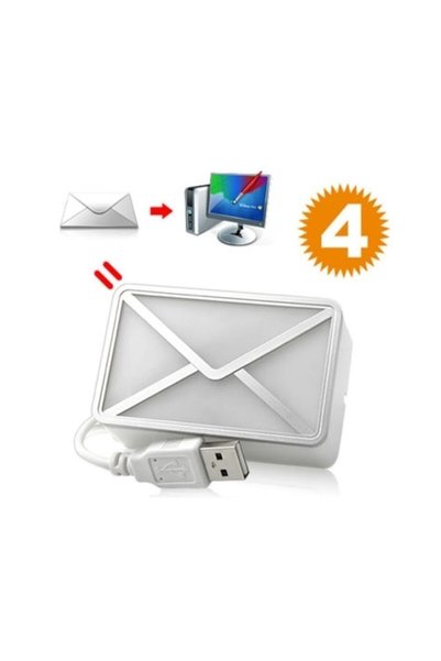 Generic Brand مصباح مكتبي لمراسلة البريد الإلكتروني مع منفذ USB