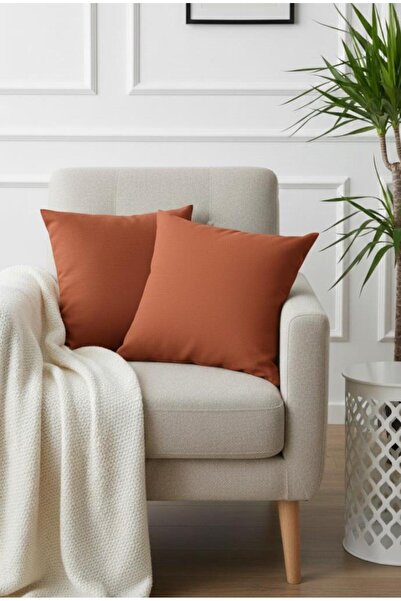 ALTINPAMUK Husă pentru pernă din in plat RİO, 2 bucăți, pătrată