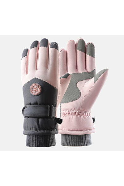 OEM Three-piece set - knitted hat, scarf and gloves, warm and windproof, MZ-4, khaki.