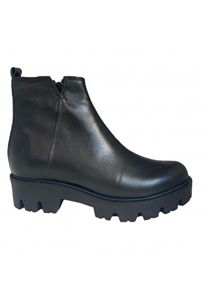 LUISA FIORE MARIA botine piele naturala interior si exterior, negru