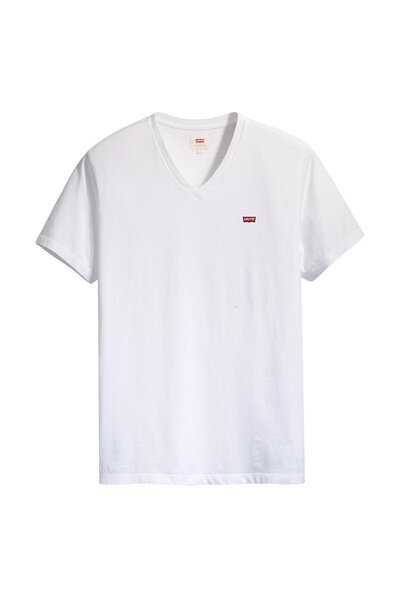 Levi's Herren T-Shirt - Original Housemark Tee, V-Ausschnitt, Baumwolle