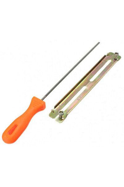 OEM Chainsaw chain sharpening file set with guide and plastic handle