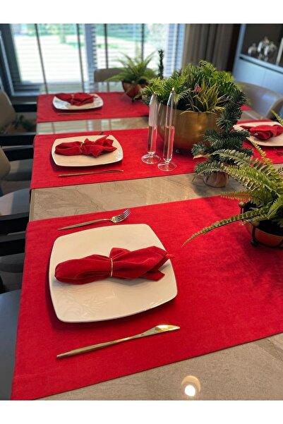 Decamor home Κόκκινο ρολό χαρτοπετσέτας με βελούδινη υφή χωρίς κορδόνια 1 ΤΕΜ...