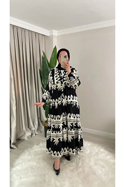 Thebomb Alya Buttoned Viscose Dress