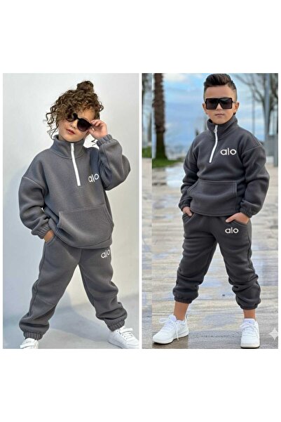 EFSACE طقم أطفال من الصوف المطرز للجنسين من ألو