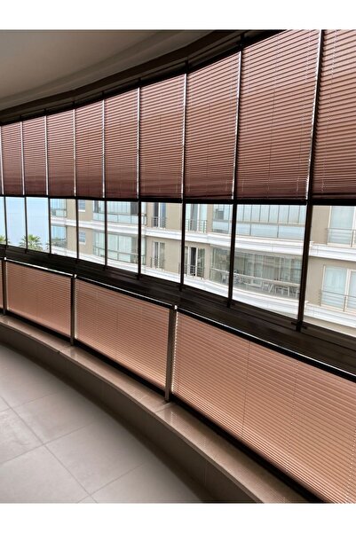 Stella KAHVERENGİ KANCALI/VİDALI PLİSELİ PERDE