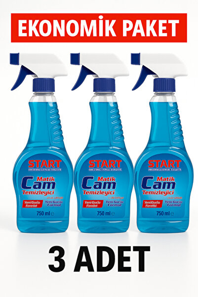 start Cam Temizleyici 750 ML X 3 Adet