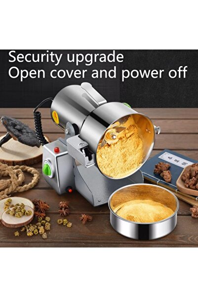 Generic 800G Electric Grain Grinder Mill High Speed Spice Herb Grinder (304 stainless steel)
