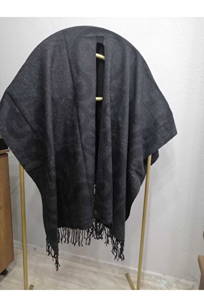 Forum Fashion Çift Taraflı Panço Omuz Şalı