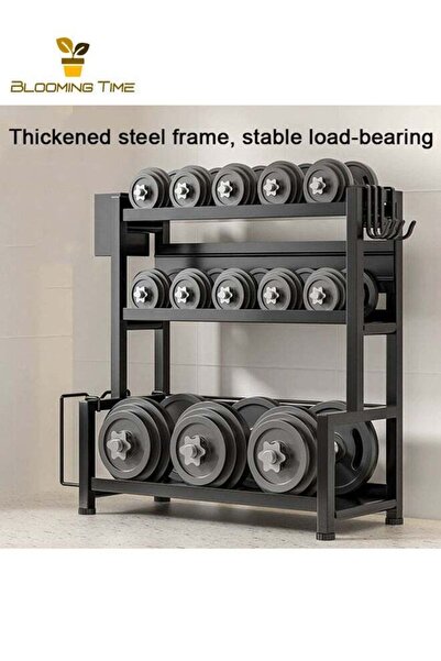 Generic Three-Layer Kitchen Storage Rack, Spice Storage Rack, Multi-Layer Black Spice Rack for Countertops,