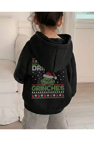 Touz Moda Christmas Design 3 Thread Thick Young Sweatshirt