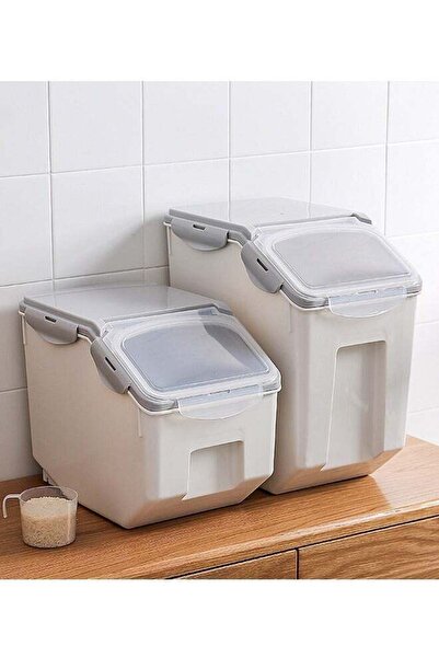 BLOOMING TIME Large Size Rice Storage Bucket, Sealed Storage, Open Lid To Take, Moisture-Proof, Moisture Proof 15K