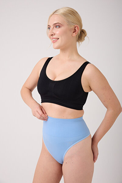 MİSTİRİK Mabet High Waist εφέ σύσφιξης Αποτελεσματικό Συσφιγκτικό Χρώμα Ice Blue