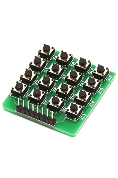 Fapatech Arduino 4x4 Matrix Tuş Takımı Keypad 16 Butonlu Modül -1 Adet