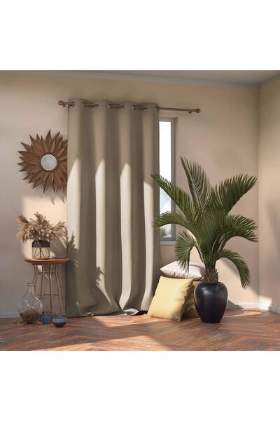 Atmosphera Créateur D'intérieur Atmosphera blackout curtain, 140x260 cm, polyester, cream