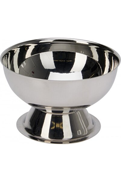 Excellent Houseware Set of 4 EH ice cream cups, stainless steel, 9 x 6 cm