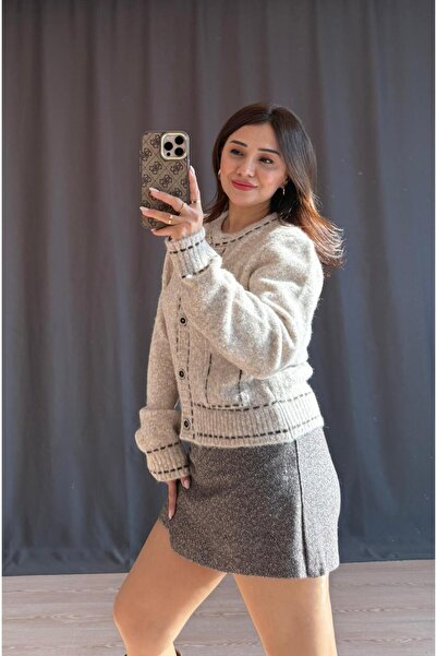Nilgün Karakaya Butik Cardigan with Pocket