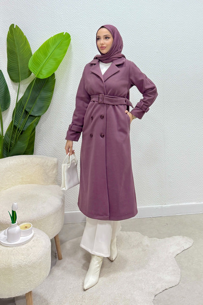 Tesettür Diyarı Maison Астарлі Кемерлі Каше Тесеттур Кабан - Фіолетовий
