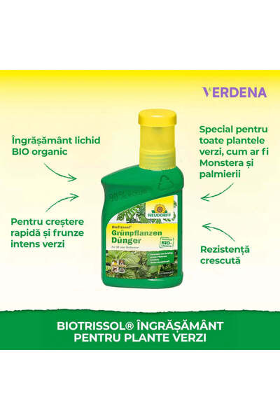 NEUDORF Liquid Fertilizer for Green Plants, 250 ml, Rapid Growth, Neudorff