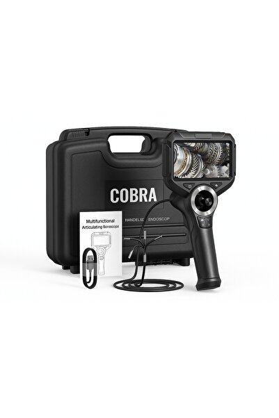 Cobra kamera sistemleri Cobra S50 4 yönlü 720 derece oynar başlıklı endoskop kamera 1080p HD kalite