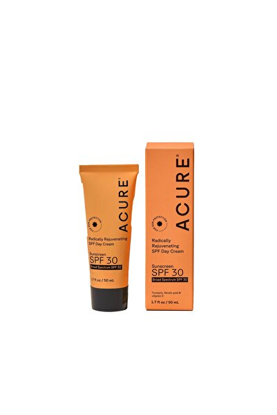 ACURE كريم نهاري مُجدد جذريًا بعامل حماية من الشمس 30، 1.7 أونصة سائلة
