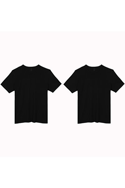 Eros Tricou pentru bărbați, mărime mare, cu decolteu în formă de O, din bumba...