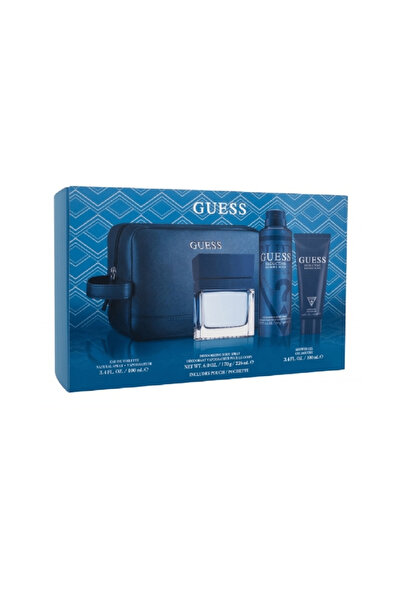 Guess Seductive Blue 100ml Eau de Toilette + 100ml Shower Gel + 226ml Body Spray + Bag